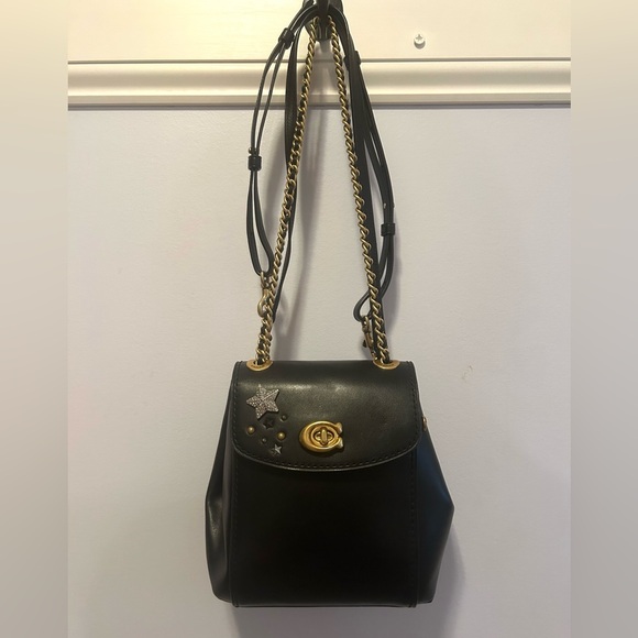 Coach Leather Parker Convertible Backpack w-Embellishments - Picture 2 of 7